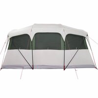 Gezinstent Wit en Groen 435 x 255 x 216 cm Polyester en staal 6