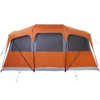 Gezinstent met dak Oranje en Oranje 435 x 255 x 216 cm 6