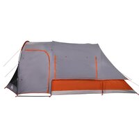 Kampeertent 6-persoons waterdicht grijs 9