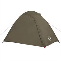 Koepeltent 3-persoons waterdicht bruin 7