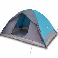 Koepeltent 6-persoons waterdicht blauw 2