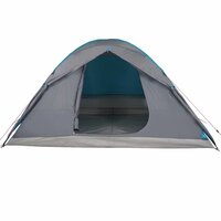 Koepeltent 6-persoons waterdicht blauw 8