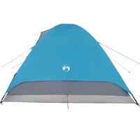 Koepeltent 6-persoons waterdicht blauw 9