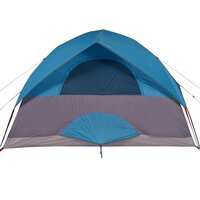 Koepeltent 6-persoons waterdicht blauw 9