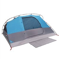 Koepeltent 4-persoons waterdicht blauw 8