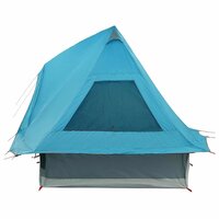 Tipi Tent met dak met opslag Blauw 466 x 310 x 240 cm taft 5