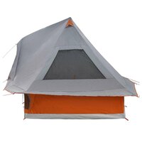 Tipi Tent met dak Grijs en Oranje 466 x 310 x 240 cm taft 5