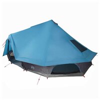 Tipi Tent met dak met opslag Blauw 680 x 430 x 270 cm taft 2