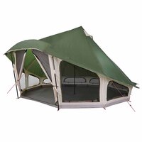 Tipi Tent met dak met opslag Groen 508 x 470 x 300 cm taft 2