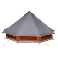 Tipi Tent met dak Grijs en Oranje 508 x 470 x 300 cm taft 6