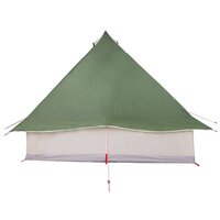 Tipi Tent met dak met opslag Groen 358 x 296 x 258 cm taft 6