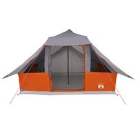 Tipi Tent met dak Grijs en Oranje 364 x 281 x 257 cm taft 4