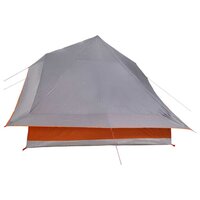Tipi Tent met dak Grijs en Oranje 364 x 281 x 257 cm taft 5