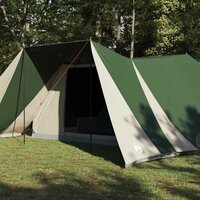 Tipi Tent met dak met opslag Groen 660 x 456 x 200 cm taft 3