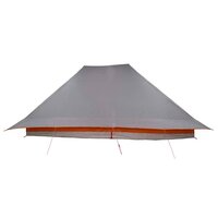 Tipi Tent met dak Grijs en Oranje 660 x 456 x 200 cm taft 6