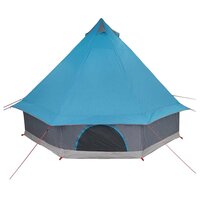 Tipi Tent met dak met opslag Blauw 400 x 346 x 250 cm taft 6