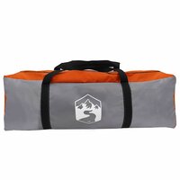 Tipi Tent met dak Grijs en Oranje 400 x 346 x 250 cm taft 9