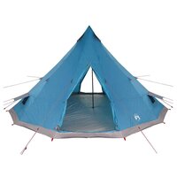 Tipi Tent met dak met opslag Blauw 560 x 560 x 300 cm taft 4