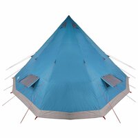 Tipi Tent met dak met opslag Blauw 560 x 560 x 300 cm taft 5