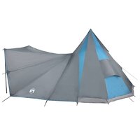 Tipi Tent met dak met opslag Blauw 510 x 690 x 330 cm taft 5