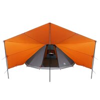 Tipi Tent met dak Grijs en Oranje 510 x 690 x 330 cm taft 4
