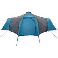 Tipi Tent met dak met opslag Blauw 492 x 492 x 275 cm taft 6