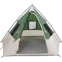 Tipi Tent met dak met opslag Groen 383 x 338 x 217 cm taft 4