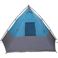 Tipi Tent met dak met opslag Blauw 383 x 338 x 217 cm taft 6