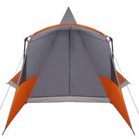 Tipi Tent 8-Persoon Grijs en Oranje 720 x 465 x 295 cm 6