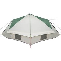 Tipi Tent voor 10 Personen Groen en Wit 490 x 410 x 210 cm 6