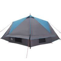 Tipi Tent 8-Persoon met dak Blauw en Grijs 490 x 410 x 210 cm 6