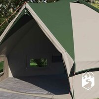 Tipi Tent voor 6 Personen Groen en Wit 490 x 410 x 210 cm 3