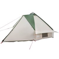 Tipi Tent voor 6 Personen Groen en Wit 490 x 410 x 210 cm 4