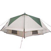 Tipi Tent voor 6 Personen Groen en Wit 490 x 410 x 210 cm 6