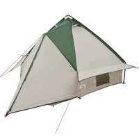 Tipi Tent voor 4 Personen Groen en Grijs 490 x 410 x 210 cm 4