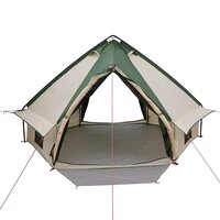 Tipi Tent voor 4 Personen Groen en Grijs 490 x 410 x 210 cm 5
