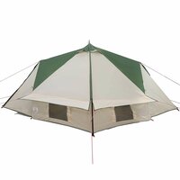 Tipi Tent voor 4 Personen Groen en Grijs 490 x 410 x 210 cm 6