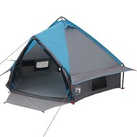 Tipi Tent voor 4 Personen Blauw en Grijs 490 x 410 x 210 cm 2