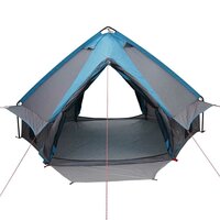 Tipi Tent voor 4 Personen Blauw en Grijs 490 x 410 x 210 cm 5