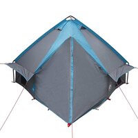 Tipi Tent voor 4 Personen Blauw en Grijs 490 x 410 x 210 cm 7