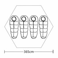 Tent 4-persoons blauw 7