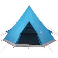 Tipi Tent 4-persoons waterdicht blauw 5