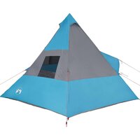 Tipi Tent 7-persoons waterdicht blauw 8