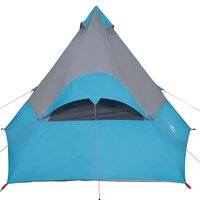 Tipi Tent 7-persoons waterdicht blauw 9