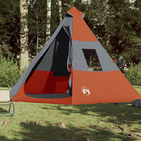 Tipi Tent 7-persoons waterdicht oranje 3