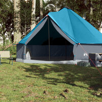Tipi Tent voor gezin 8-persoons waterdicht blauw 3