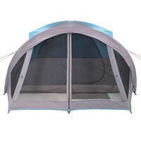 Tunneltent 6-persoons waterdicht blauw 6