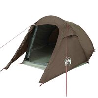 Tunneltent 3-persoons waterdicht bruin 4