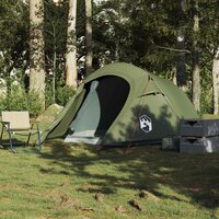 Tunneltent 2-persoons waterdicht olijfgroen 3