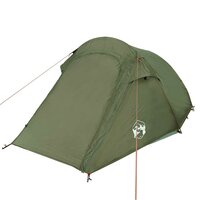 Tunneltent 2-persoons waterdicht olijfgroen 5